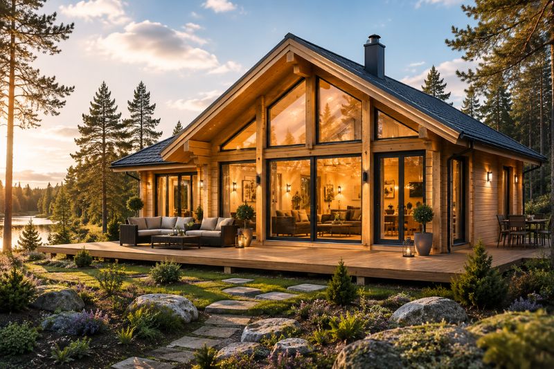 Scandinavian Log Cabin