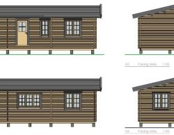 Mobile Lodge 121 outside plan